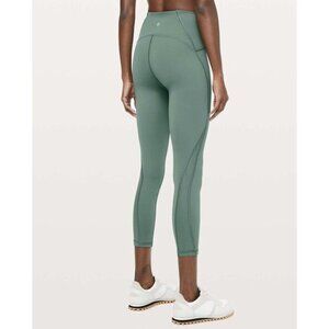 Lululemon Train Times 7/8 Pant  *25" Green Smoke Size 12